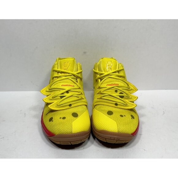 Nike Kyrie 5 x SpongeBob SquarePants Yellow Basketball Shoe Size 2.5Y - Picture 2 of 9
